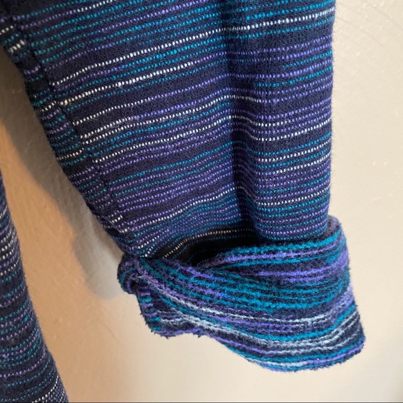 Cowl neck striped top Talbots - Picture 3 of 7